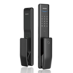 PHILIPS 飛利浦 ALPHA 五合一推拉式電子鎖 曜石黑(指紋│卡片│密碼│鑰匙│藍芽) PHILIPS 飛利浦 ALPHA 五合一推拉式電子鎖 曜石黑(指紋│卡片│密碼│鑰匙│藍芽)