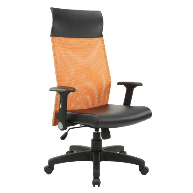 折疊手網椅 高背/低背 DF辦公椅商務型 洞網橘 折疊手網椅 高背/低背 DF辦公椅商務型 洞網橘