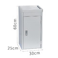 不鏽鋼垃圾桶 TH-60SD(附內桶) 翻蓋垃圾桶 搖蓋垃圾桶 廁所垃圾桶 室內外垃圾桶 台灣製_1 不鏽鋼垃圾桶 TH-60SD(附內桶) 翻蓋垃圾桶 搖蓋垃圾桶 廁所垃圾桶 室內外垃圾桶 台灣製_1