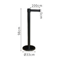 黑色烤漆伸縮圍欄 TC-200T-PC 伸縮圍欄 紅龍柱 展場排隊圍欄 黑色欄柱 4向伸縮圍欄柱 台灣製_1 黑色烤漆伸縮圍欄 TC-200T-PC 伸縮圍欄 紅龍柱 展場排隊圍欄 黑色欄柱 4向伸縮圍欄柱 台灣製_1
