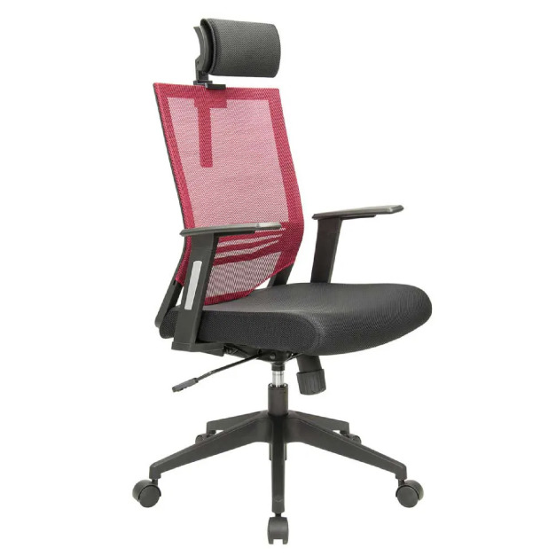 主管扶手網椅 頭枕扶手 LI辦公網椅 洞網橘 主管扶手網椅 頭枕扶手 LI辦公網椅 洞網橘