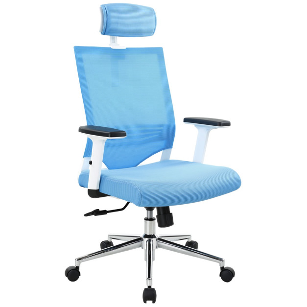 升降手電腦椅 高背/中背 LK辦公網椅 孔雀藍 升降手電腦椅 高背/中背 LK辦公網椅 孔雀藍