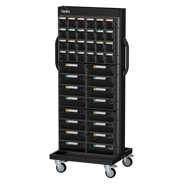 【天鋼 Tanko】上手盒整理車 EKC-311M 雙面整理車 80抽 快取車 快取盒推車 零件整理車 上手盒 分類零件盒 五金零件收納 台灣製 【天鋼 Tanko】上手盒整理車 EKC-311M 雙面整理車 80抽 快取車 快取盒推車 零件整理車 上手盒 分類零件盒 五金零件收納 台灣製