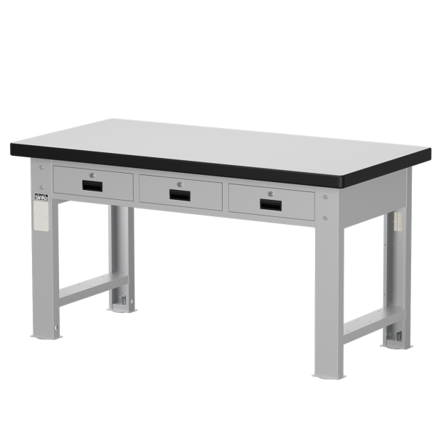 【天鋼 Tanko】WAT-5203F 專業重量型三屜工作桌 150公分|平均荷重 2000kg 屜重 50kg|50mm桌板高耐磨/耐高溫/耐酸鹼|適合一般電子廠.醫療院所.實驗研究室或學校工作台 【天鋼 Tanko】WAT-5203F 專業重量型三屜工作桌 150公分|平均荷重 2000kg 屜重 50kg|50mm桌板高耐磨/耐高溫/耐酸鹼|適合一般電子廠.醫療院所.實驗研究室或學校工作台