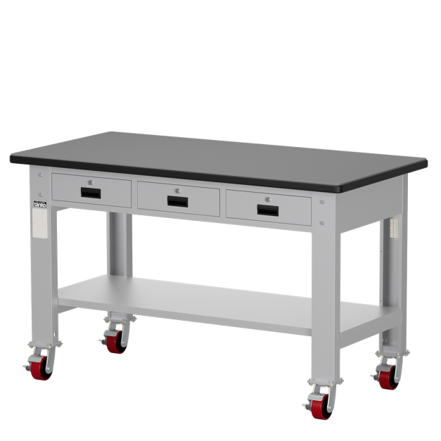 【天鋼 Tanko】WA-57TM 專業重量型移動工作桌 150公分 台灣製造|平均荷重 1000kg |36/43mm天鋼板桌板美觀易清理 耐磨耐油|適合用途廣.重型機具機械.模具工廠.維修保養廠 【天鋼 Tanko】WA-57TM 專業重量型移動工作桌 150公分 台灣製造|平均荷重 1000kg |36/43mm天鋼板桌板美觀易清理 耐磨耐油|適合用途廣.重型機具機械.模具工廠.維修保養廠