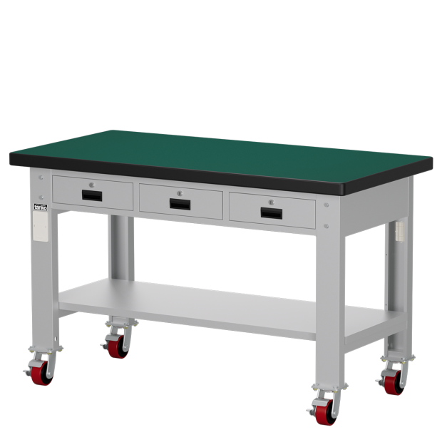 【天鋼 Tanko】WAT-5203NM 專業重量型移動三屜工作桌 150公分|平均荷重 1000kg 屜重 50kg|50mm桌板吸振/耐衝擊/耐酸鹼|適合敲擊加工作業.生產線包裝.維修保養工作台 【天鋼 Tanko】WAT-5203NM 專業重量型移動三屜工作桌 150公分|平均荷重 1000kg 屜重 50kg|50mm桌板吸振/耐衝擊/耐酸鹼|適合敲擊加工作業.生產線包裝.維修保養工作台