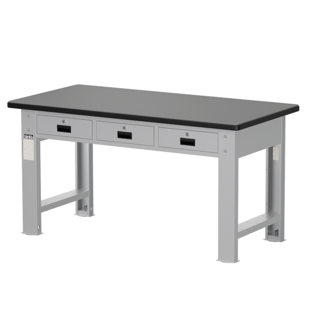 【天鋼 Tanko】WAT-5203T 專業重量型三屜工作桌 150公分|平均荷重 2000kg 屜重 50kg|36/43mm桌板美觀易清理/耐磨耐油|適合重型機具機械.模具工廠.維修保養廠工作台 【天鋼 Tanko】WAT-5203T 專業重量型三屜工作桌 150公分|平均荷重 2000kg 屜重 50kg|36/43mm桌板美觀易清理/耐磨耐油|適合重型機具機械.模具工廠.維修保養廠工作台