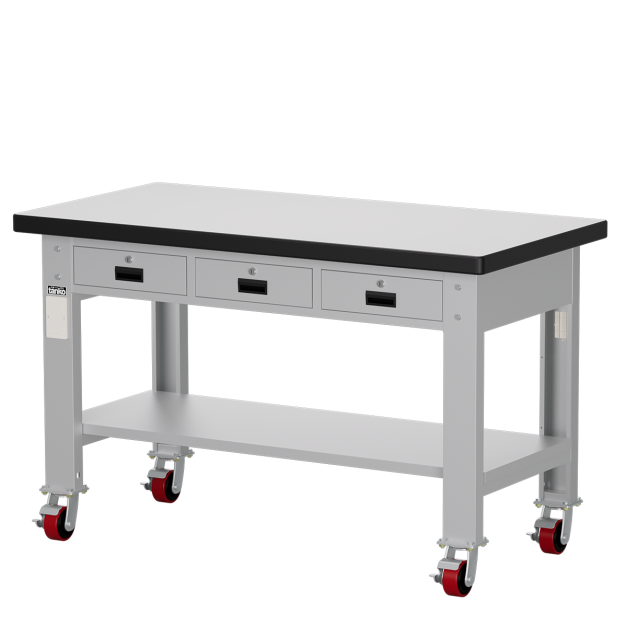 【天鋼 Tanko】WAT-5203FM 專業重量型移動三屜工作桌 150公分|平均荷重 1000kg 屜重 50kg|50mm桌板高耐磨/耐高溫/耐酸鹼|適合電子廠.實驗研究室工作台 【天鋼 Tanko】WAT-5203FM 專業重量型移動三屜工作桌 150公分|平均荷重 1000kg 屜重 50kg|50mm桌板高耐磨/耐高溫/耐酸鹼|適合電子廠.實驗研究室工作台