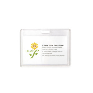 識別證套 橫式 滑蓋透明壓克力 識別證套 橫式 滑蓋透明壓克力