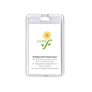 識別證套 直式 雙側透視 透明 識別證套 直式 雙側透視 透明