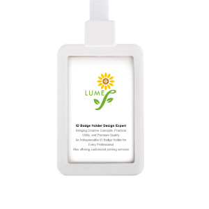 識別證套 直式(含掛繩)一體成形 白 識別證套 直式(含掛繩)一體成形 白