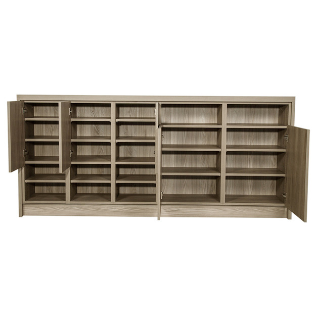 玄關五門八格右雙寬矮鞋櫃 W210*H94*D38-A0100313