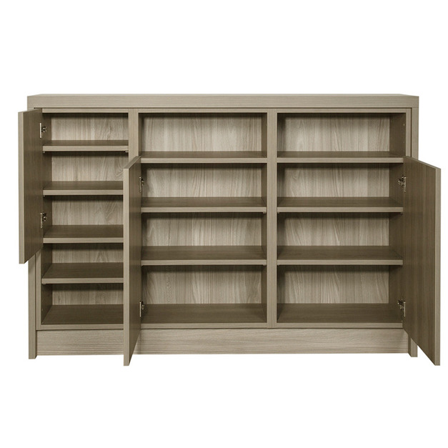 玄關三門四格雙寬矮鞋櫃 W140*H94*D38-A0100304 +$1,300