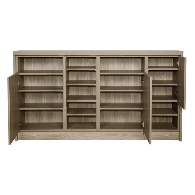 玄關四門六格間隔矮鞋櫃 W175*H94*D38-A0100306