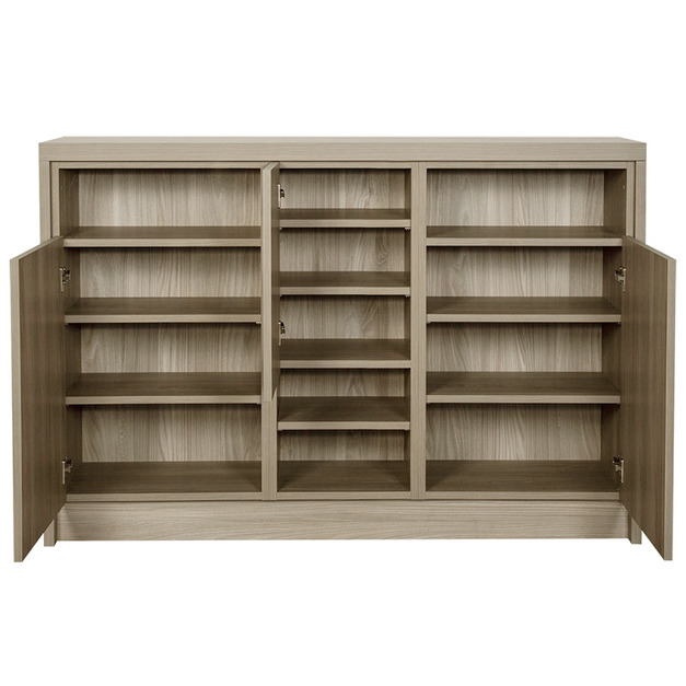 玄關三門四格左右寬矮鞋櫃 W140*H94*D38-A0100305 +$1,300