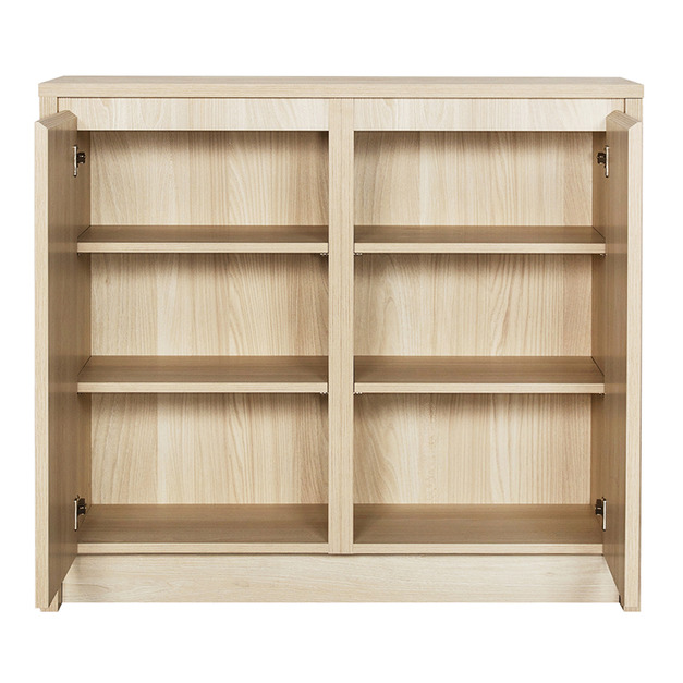 餐廳對開門六格收納矮櫃L款 W125*H95*D40-C0100103 +$4,500