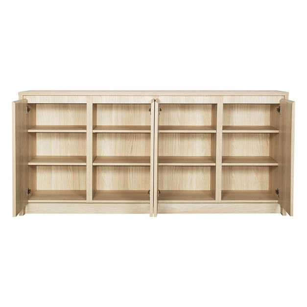 餐廳四門十二格收納矮櫃M款 W205*H95*D40-C0100108 +$3,500