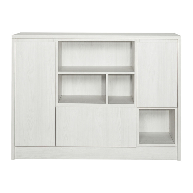 餐廳三門九格中寬收納矮櫃 W125*H92*D40-C0100402 +$2,500