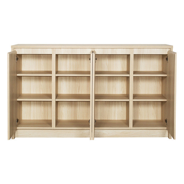 餐廳四門十二格收納矮櫃S款 W165*H95*D40-C0100107