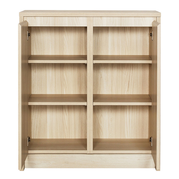 餐廳對開門六格收納矮櫃S款 W85*H95*D40-C0100101