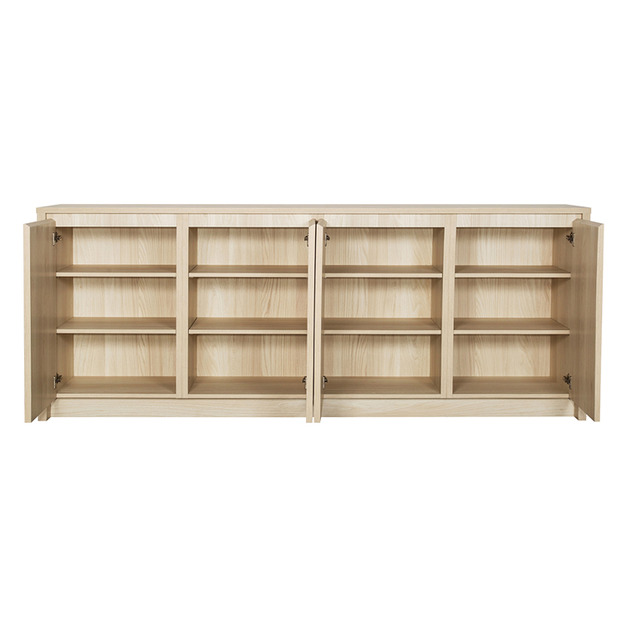 餐廳四門十二格收納矮櫃L款 W245*H95*D40-C0100109 +$7,500