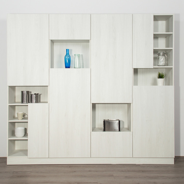 餐廳造型組合四高櫃F款 W240*H218*D40-C0300423