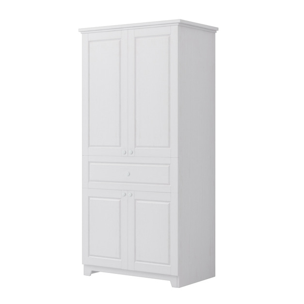 新古典風格上下雙開門單抽D款餐廳高櫃 W86*H218*D43-C0300752