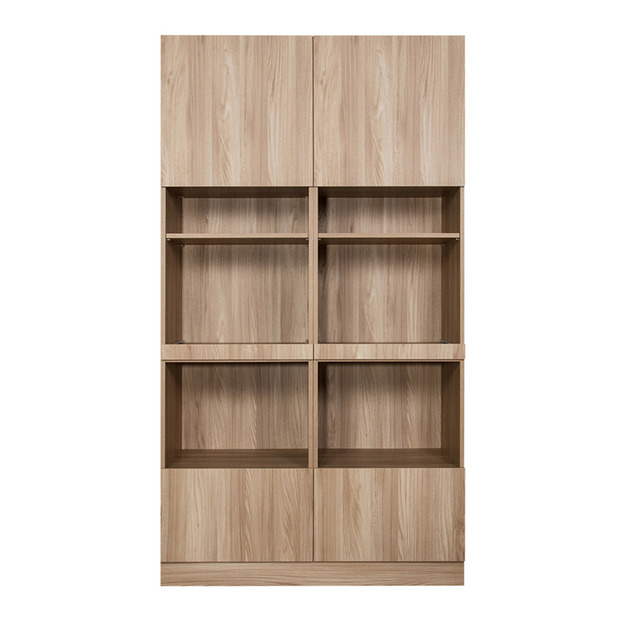 餐廳四門雙拉盤十二格電器高櫃 W120*H218*D58-C0400105