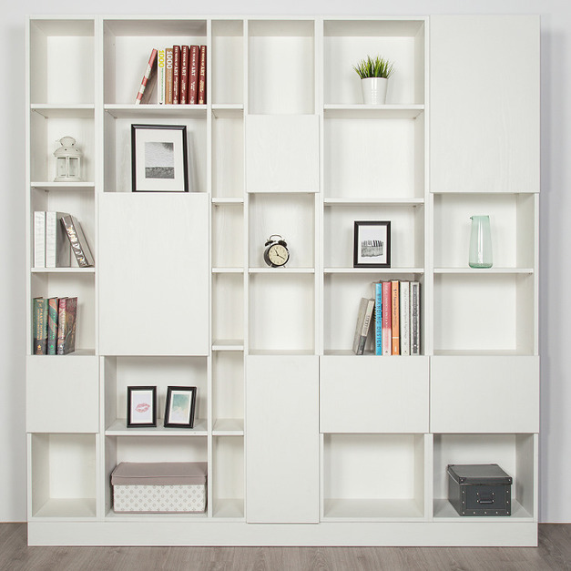 書房多變組合7尺收納高櫃A款 W210*H218*D35-D0200717