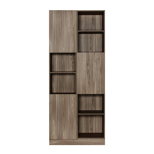 書房三門十二格3尺雙高櫃A款 W90*H218*D35-D0201509