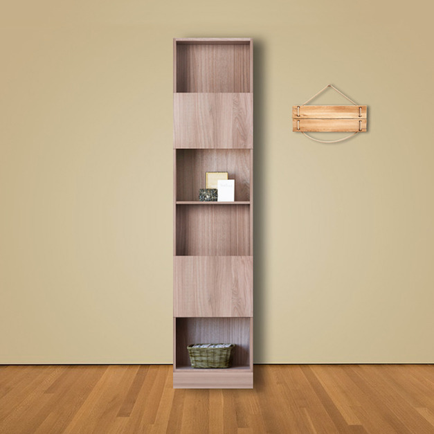 經典風右開雙門四格1.6尺書房高櫃 W50*H218*D35-D0201608R +$200