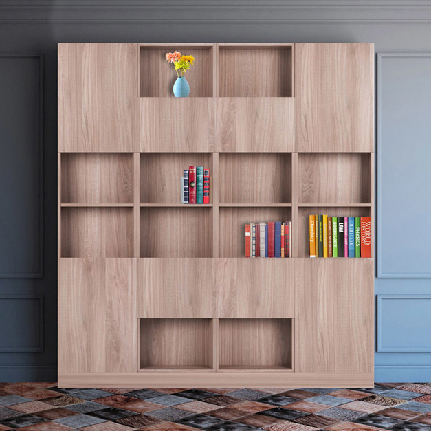 經典風中排八門十二格6.6尺書房高櫃 W200*H218*D35-D0201619 +$2,500