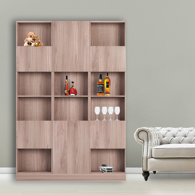 經典風六門十格5尺書房高櫃 W150*H218*D35-D0201616 +$1,400