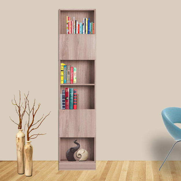 經典風右開雙門四格1.5尺書房高櫃 W45*H218*D35-D0201604R -$300