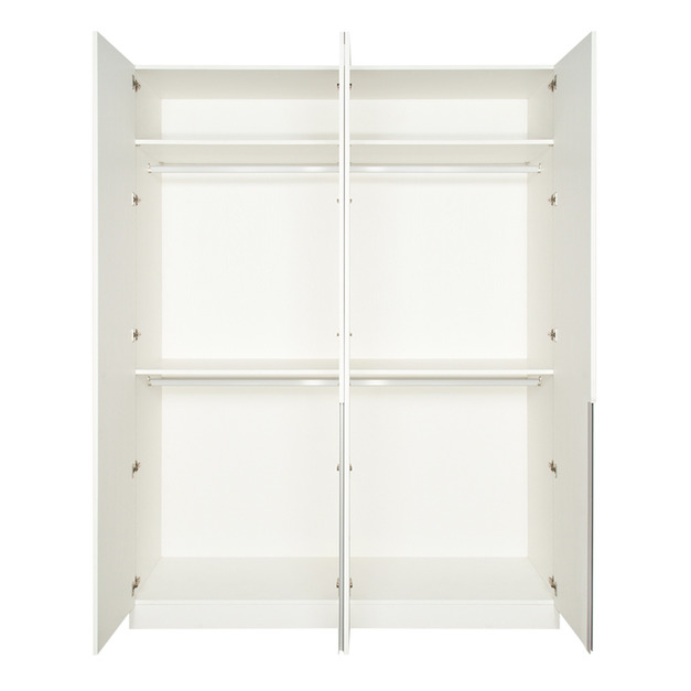 臥房四衣桿開門6尺雙衣櫃 W180*H234*D58-E0100401