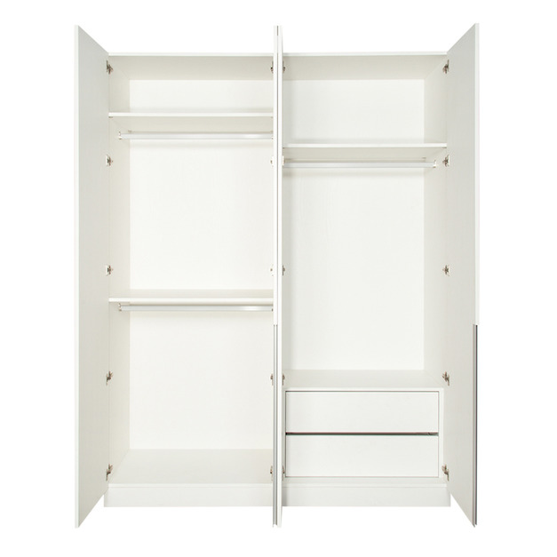 臥房三衣桿雙抽屜開門6尺雙衣櫃 W180*H234*D58-E0100403 +$4,300