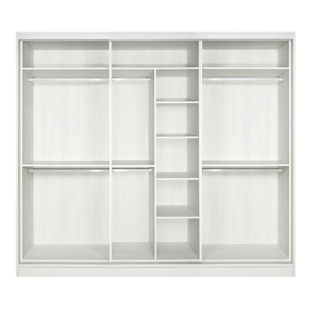 臥房六衣桿八格9尺滑門衣櫃 W275*H234*D65-E0200503 -$1,800