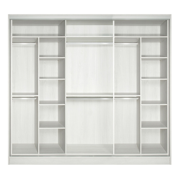 臥房六衣桿十三格9尺滑門衣櫃 W275*H234*D65-E0200510 +$200