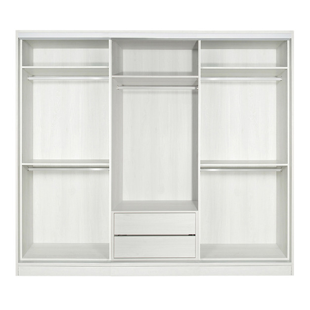 臥房五衣桿雙抽屜9尺滑門衣櫃 W275*H234*D65-E0200502 -$1,200