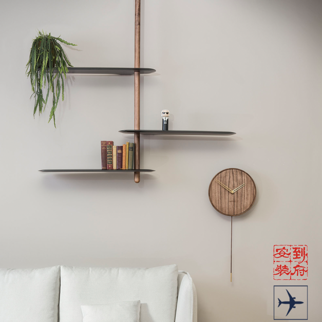 ÚNICA ESTANTERÍA 三層掛式懸浮書架/梣木 ÚNICA ESTANTERÍA 三層掛式懸浮書架/梣木