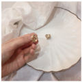 【耳夾現貨】{無耳洞款} 打結三角霧金耳環 (2type)18SS0302_5 【耳夾現貨】{無耳洞款} 打結三角霧金耳環 (2type)18SS0302_5