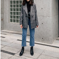經典復古格紋單釦西裝外套 (2colors) 18AW0204_6 經典復古格紋單釦西裝外套 (2colors) 18AW0204_6