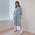 復古隨性牛仔襯衫長洋裝 20030084_6 復古隨性牛仔襯衫長洋裝 20030084_6