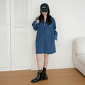 韓系挺版牛仔襯衫短洋裝(兩色)20030160 韓系挺版牛仔襯衫短洋裝(兩色)20030160