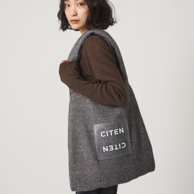 日本正品CITEN閃亮LOGO手提肩背包 日本正品CITEN閃亮LOGO手提肩背包