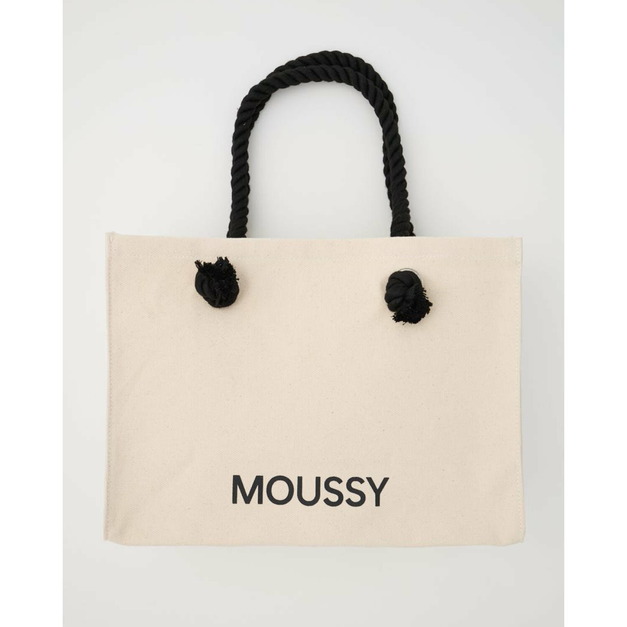 日本正品MOUSSY SOUVENIR紀念版簡約LOGO帆布托特包 日本正品MOUSSY SOUVENIR紀念版簡約LOGO帆布托特包