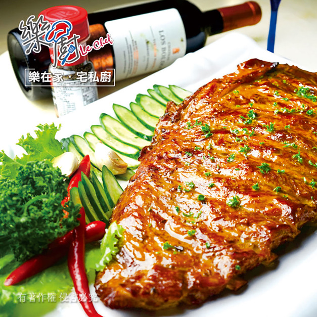 【樂廚】(冷凍)香草豬肋排700g 【樂廚】(冷凍)香草豬肋排700g