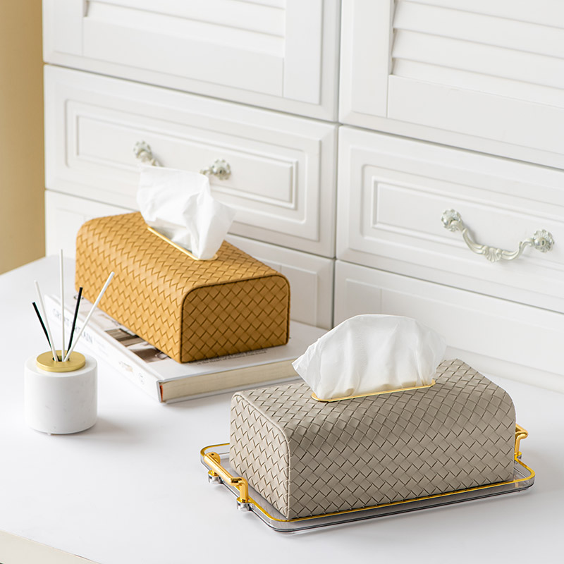 質感編織紋面紙盒