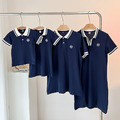 【F012】日系字母POLO衫全家福親子短袖上衣(1色)_3 【F012】日系字母POLO衫全家福親子短袖上衣(1色)_3