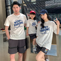 【F027】韓版印地安字母全家福親子短袖上衣(2色)_3 【F027】韓版印地安字母全家福親子短袖上衣(2色)_3
